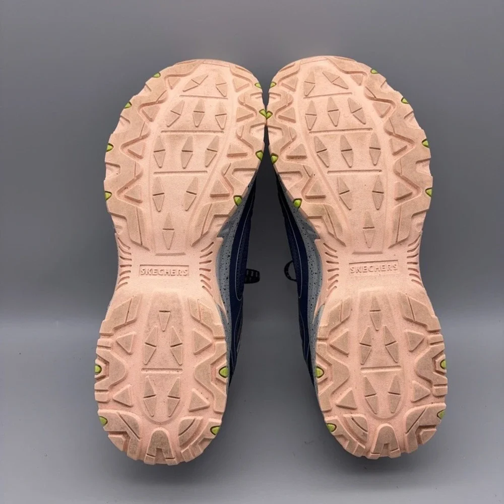 Skechers Shoes Womens 8.5 Navy Mesh Trail Running Hillcrest Pure Escapade